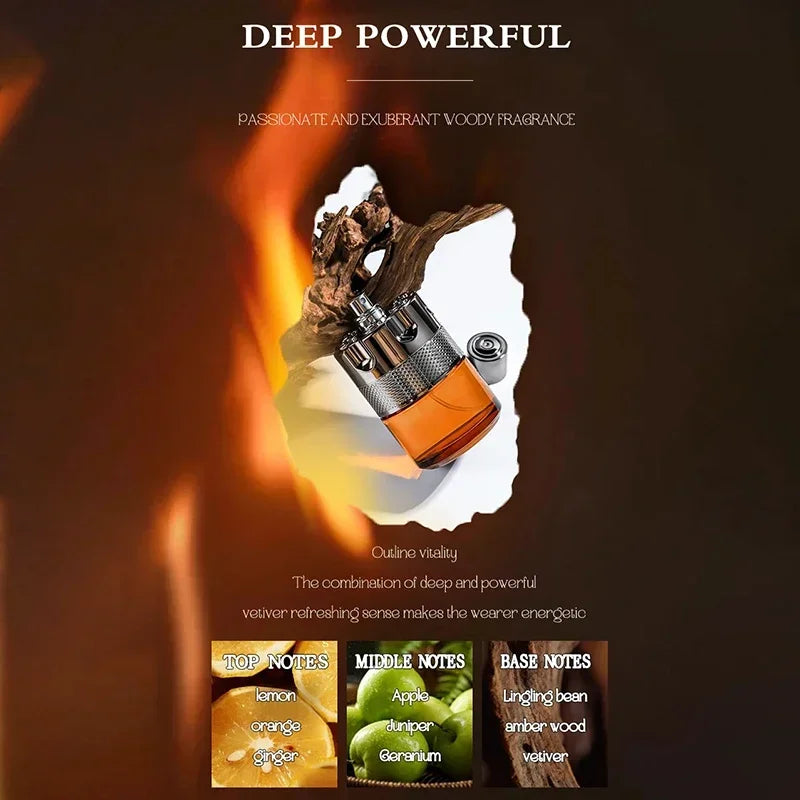 100ml Brand Men's Cologne, Long-lasting Fragrance, Strong Pheromone, Attractive To Women, Suitable for Outdoor Gatherings