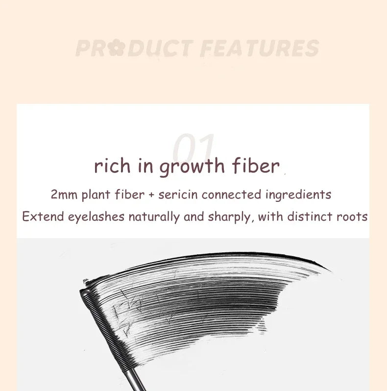 Judydoll Mascara Lash Lengthening Curling Thick Mascara Non-smudg Natural Waterproof Quick Dry Long Lasting Eye Makeup Cosmetics - AMULET RING STORE