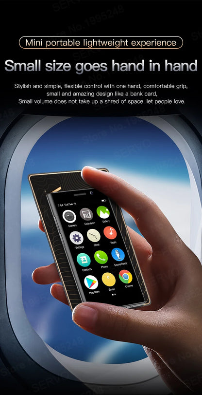 2024 New SERVO S24 Mini 4G Global Smartphone Android System Google Store 2000mAh Facial Unlock Small Smartphones Latest Upgrade - AMULET RING STORE