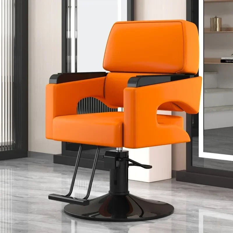 Beauty Equipment Styling Chair Armchair Barber Chair Ergonomic Trendy Comfortable Swivel Adjustable Silla Beauty Salon Furniture