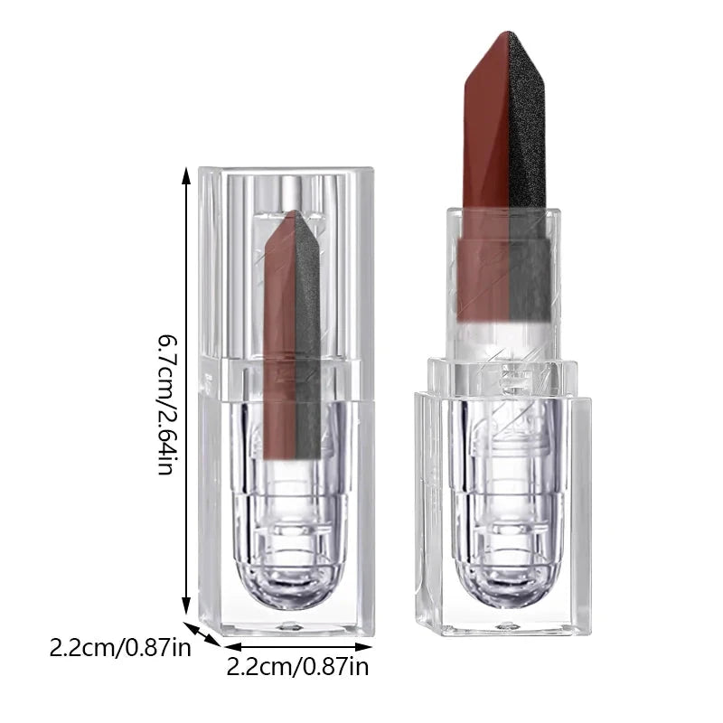 Lipstick Waterproof Long Lasting Moisturizing Matte Non-stick Cup Pearlescent Diamond Lip Tint Red Sexy Lips Makeup - AMULET RING STORE