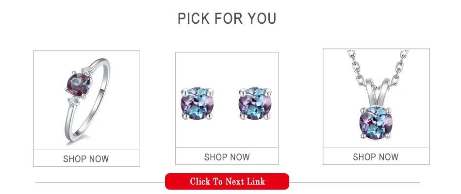 ALLNOEL 0.5ct Lab Created Alexandrite Pendant Necklace for Women 925 Sliver Color Changing Gemstone June Birthstone Wedding Gift