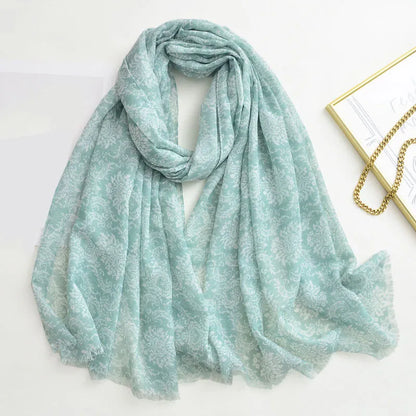 Luxury Brand Scarf For Woman Soft Cotton Shawl Wrap Tassel Viscose Muslim Woman Hijab Boho Beach Towel Female Bandana Headscarf - AMULET RING STORE