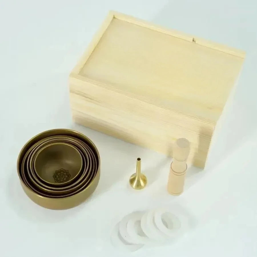 Singing Bowl Meditation Accessories Therapeutic Original Buddha Tibetan Bowls Sound Therapy Musical Percussion Instruments - AMULET RING STORE
