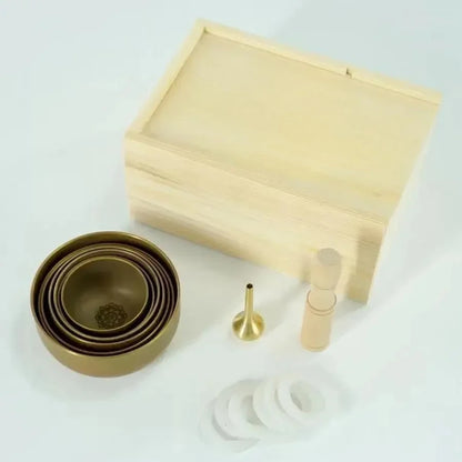 Singing Bowl Meditation Accessories Therapeutic Original Buddha Tibetan Bowls Sound Therapy Musical Percussion Instruments - AMULET RING STORE