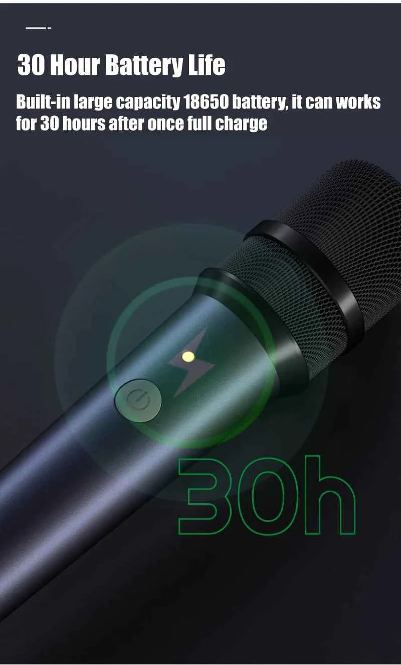 NUNAVO wireless microphone Interview professional microfeono Mic Handle broadcast microphone handheld for iphone smart phone