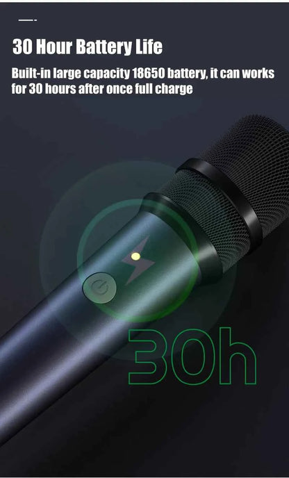 NUNAVO wireless microphone Interview professional microfeono Mic Handle broadcast microphone handheld for iphone smart phone