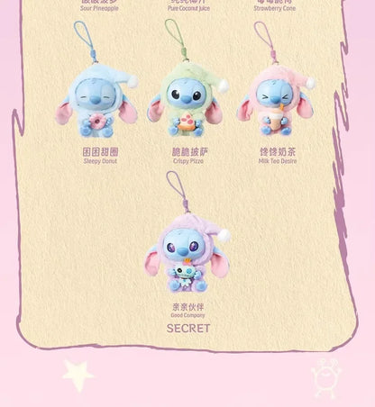 New Stitch Eat Some Thing Before Sleep Series Vinyl Blind Box Bag plush Pendant Cute Doll Mystery Box Toy Adult Gift - AMULET RING STORE