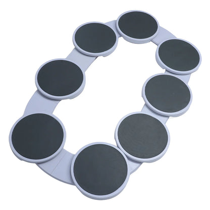 Dining Table Turntable Tray Large Capacity Versatile Sliding Rail Reusable Portable Turntable Organizer for Family Gatherings - AMULET RING STORE