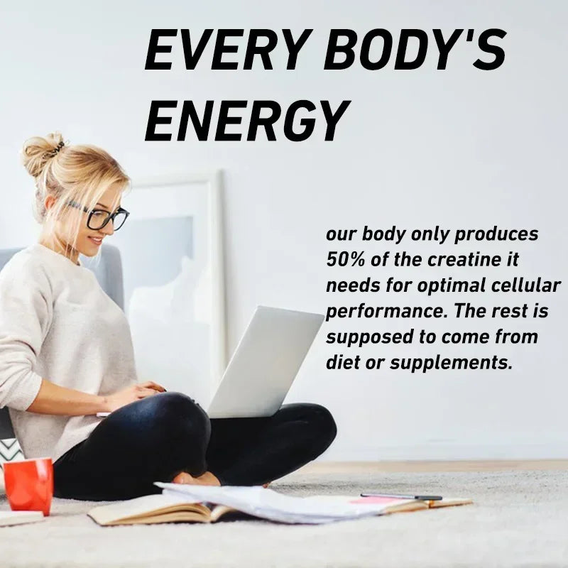 Creatine HCl Capsules - Pre-workout Creatine To Help Build Muscle, Cognitive Function, Muscle Strength and Energy Production - AMULET RING STORE