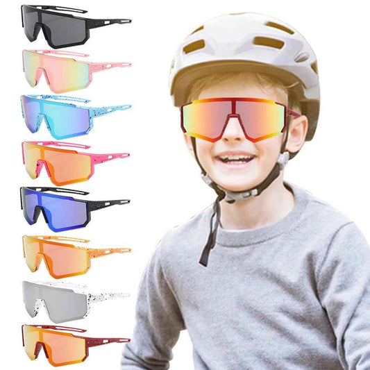 Kids Sunglasses UV Protection Outdoor Sun Glasses Lightweight Youth Sport Eyewear Baseball Sunglasses for Youth Outdoor Sports