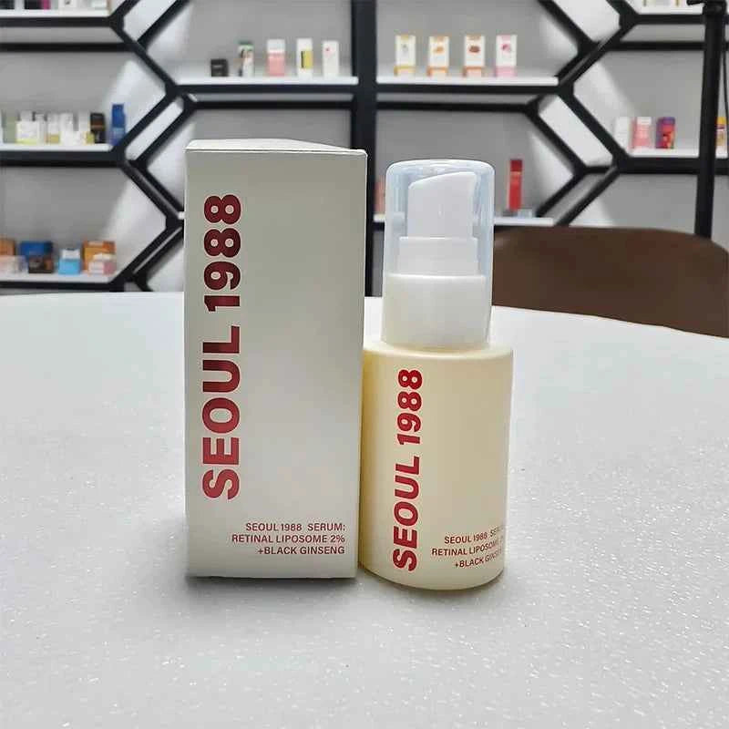 SEOUL 1988 Vitamin C Wrinkle Care 4% Retinol Ginseng Face Serum Firm Fine Lines Eye Cream Hydrating Moisturizing Brightening Set