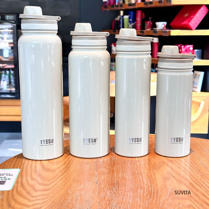 Tyeso Stainless Steel Thermos Water Bottle Portable Sport Vacuum Flask Keeps Cold and Heat Thermal Mug Insulated Car Tumbler Cup - AMULET RING STORE