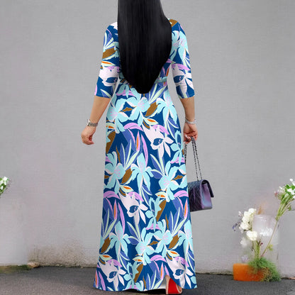 Women's Casual Sexy V Neck 3/4 Sleeves Club wear Party Outfits