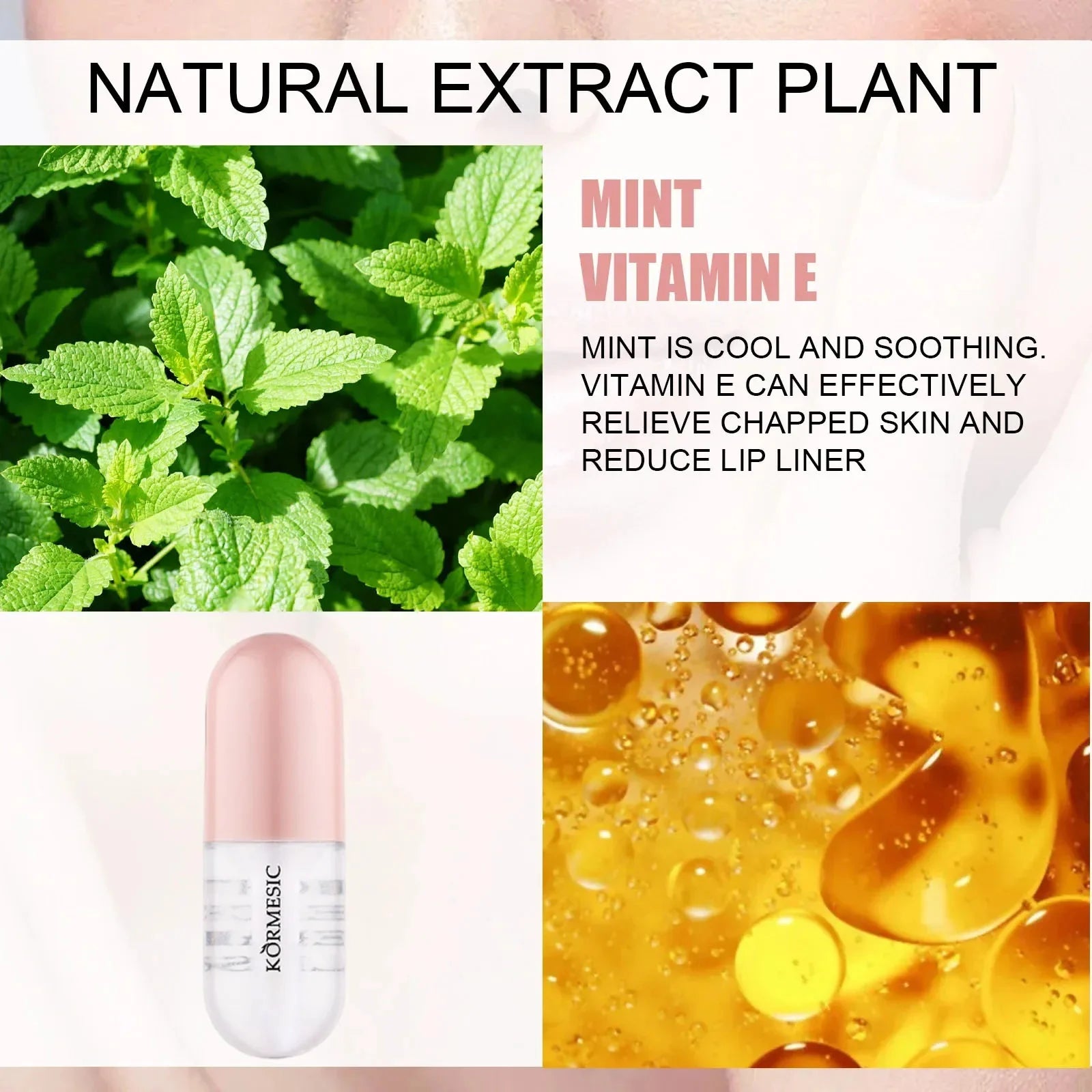 Instant Lip Plumping Essential Oil Nourishing Antiwrinkle Moisturising Sexy Lip Care Ultimate Plumping Lip Gloss Serum Cosmetics - AMULET RING STORE