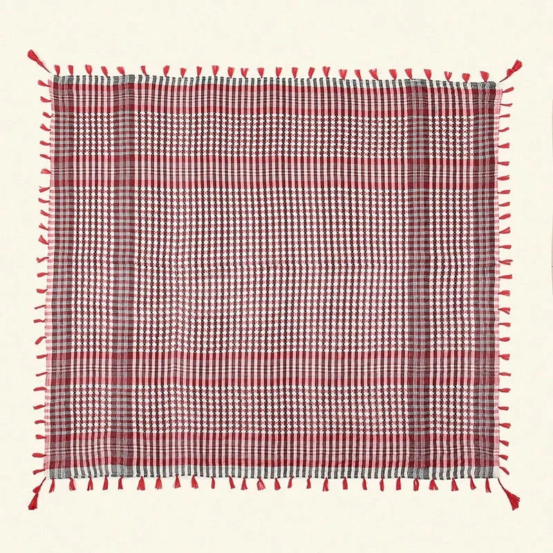 Summer Unisex Tactical Arab Cycling Mask Scarf For Man Women Fashion Lightweight Hijab Scarf Spring Army Plaid Head Scarf Mask - AMULET RING STORE