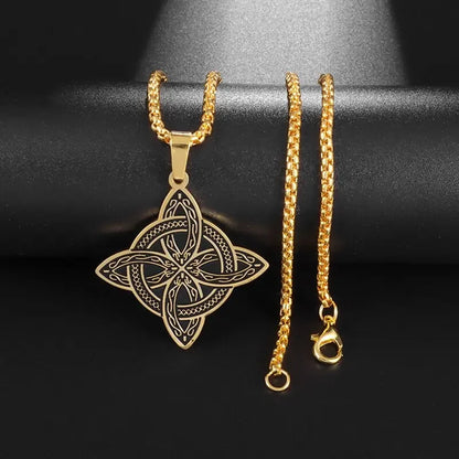 Seven Angels Magic Circle Solomon's Seal Necklace Pendant Men's Lucky Amulet