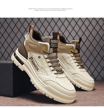 Sneakers Men Casual Autumn Vulcanized Shoes Male Walking Sport Shoes Outdoor Sneakers Male Sneakers Soft Sole Walking Shoes - AMULET RING STORE