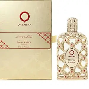 Orientica Luxury Collection Royal Amber for Unisex Eau de Parfum Spray, long-lasting 2.7 Ounce New in Box