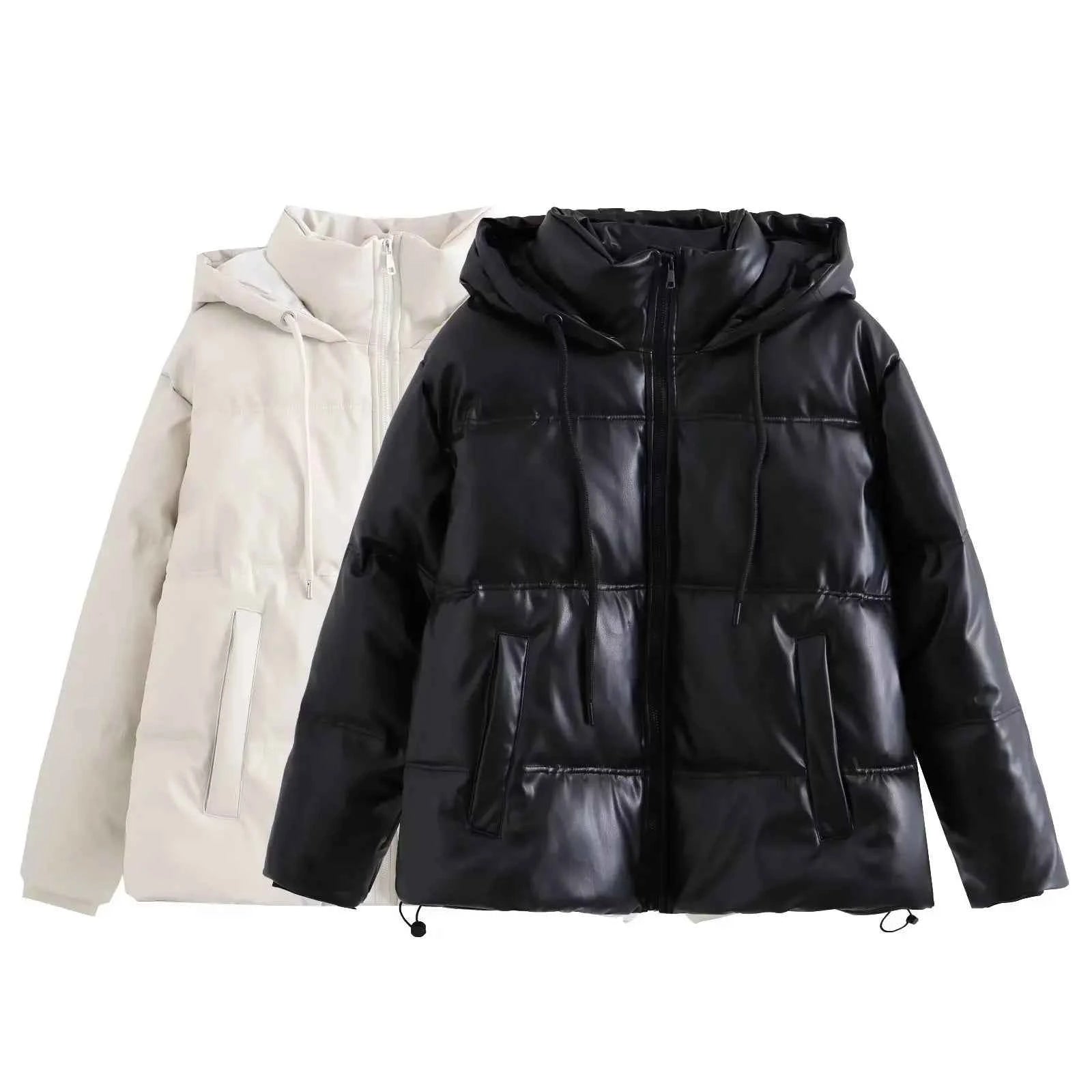 Winter Women's Cold Coat Winter Jackets For Women 2023 Warm Leather PU Parkas Winter Coat Promotion Female Outerwear
