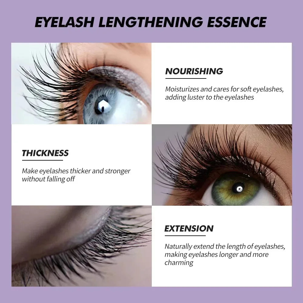 Fast Eyelash Growth Serum 7 Days Lashes Eyebrow Enhancer Product Longer Fuller Thicker Extension Treatment Lash Lift Care Makeup - AMULET RING STORE