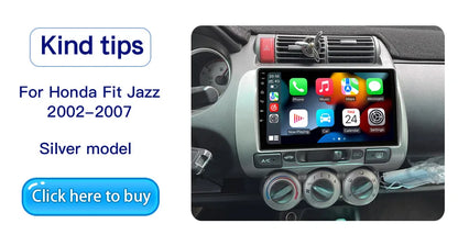 2 Din Android 10.0 Car Stereo Radio Multimedia Video Player For Honda Fit Jazz City 2002 2003 2004 2005 2006 2007 GPS Navigation - AMULET RING STORE