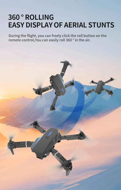 New Upgraded Drone E88 Pro 4K Dual-Camera HD Aerial Photography Drone