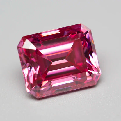 Pink Moissanite Stones with GRA Certificate Round/Pear/Oval/Emerald/Heart/Cushion/Princess/Asscher/Radiant Cut