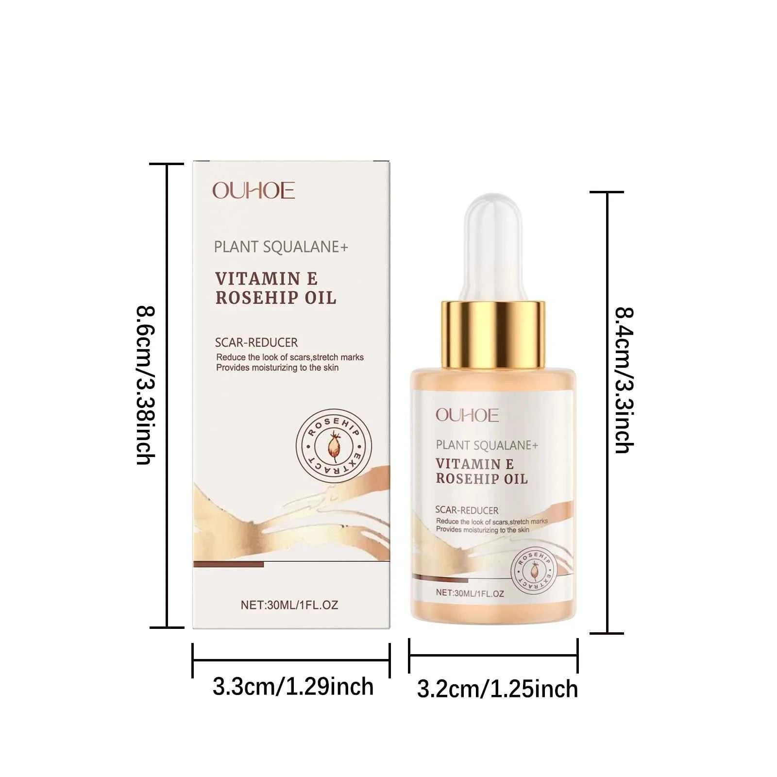 Ouhoe Rosehip Face Care Essence Oil Nourishing Skin Lasting Hydrating Enhance Smoothness Firming Softening Face Care Essence Oil
