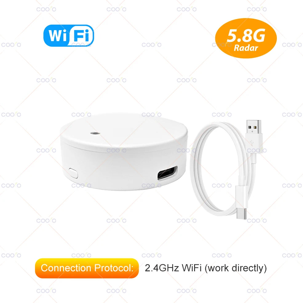 ZigBee Wifi MmWave Human Presence Motion Sensor Radar Wave Human Detector Motion Detector Tuya Hub Smart Life Home Automation - AMULET RING STORE