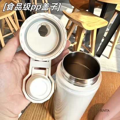 Tyeso Stainless Steel Thermos Water Bottle Portable Sport Vacuum Flask Keeps Cold and Heat Thermal Mug Insulated Car Tumbler Cup - AMULET RING STORE