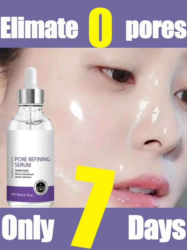 Pore Shrinking Serum Face Removing Large Pores Tightening Facial Pore Minimizing Essence Skin Care Beauty Firm skin - AMULET RING STORE