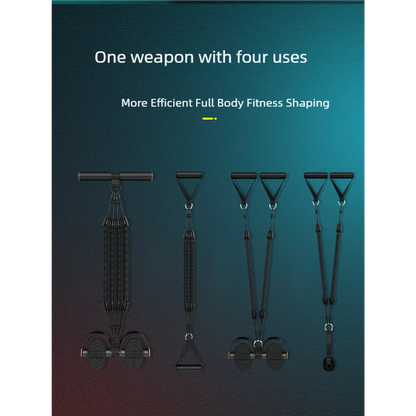 Pedal Type Tensioner Multifunctional Tension Device for men's Fitness,Back, Abdomen, and Abdominal Muscle Training, Pull Rope