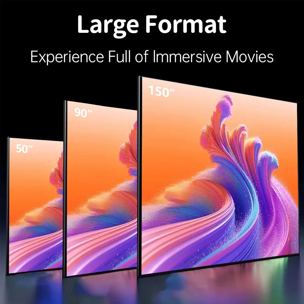 HP330 Portable LED Short Focus Projector 210Ansi 1280*720P Android 11 BT5.0 WIFI Allwinner H716 Halloween Gift Proyector