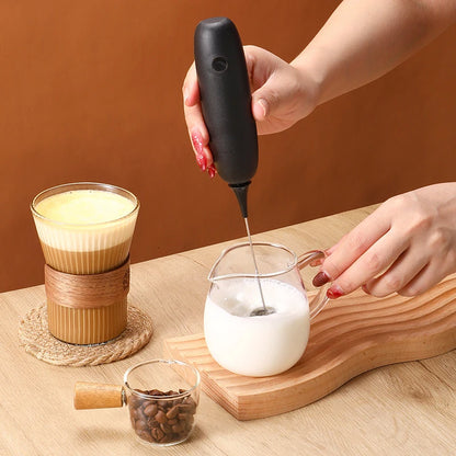 Milk Drink Coffee Whisk Mixer Electric Egg Beater Frother Foamer Mini Handle Stirrer Practical Blender Kitchen Cooking Tool - AMULET RING STORE