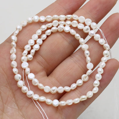 Natural Freshwater Pearls Beaded Irregular Shape Loose Spacer Beads for Jewelry Making Diy Bracelets Necklaces Accessories Gifts