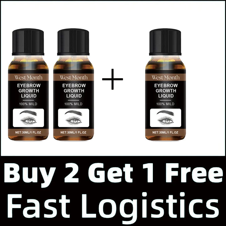 Eyebrow growth serum fast growing eyelash prevent hair loss damaged treatment thick dense eyes makeup care products - AMULET RING STORE