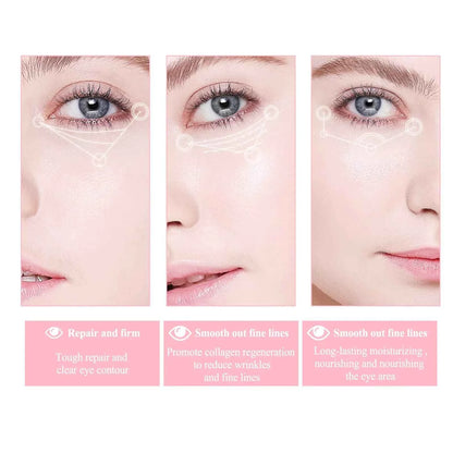 Retinol Eye Cream Stick Fade Fine Line Remove Wrinkle Eye Bags Anti-Puffiness Dark Circle Smoothing Firming Under Eye Skin Care