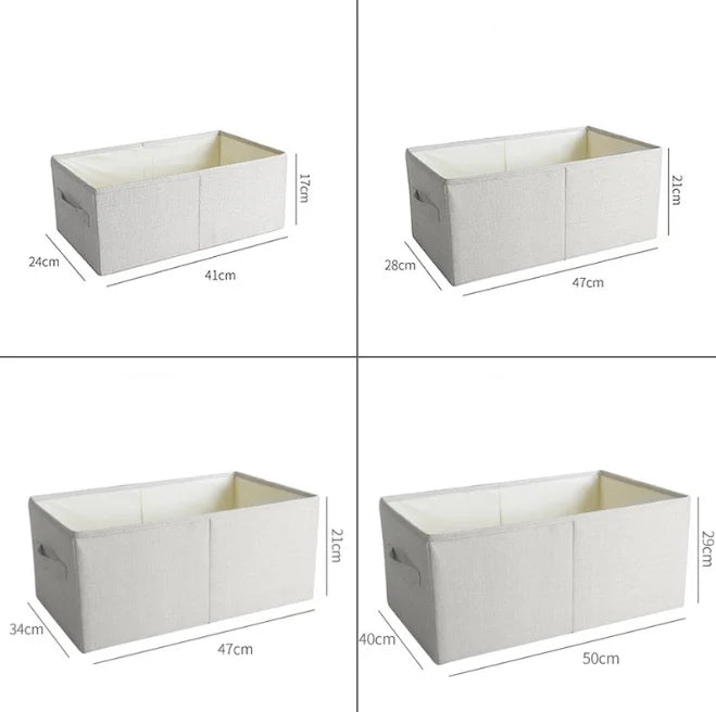 Large Foldable Storage Box Organizing Box For Closet Storage Clothing Storage Box Folding Storage Box For Home Office Storage - AMULET RING STORE
