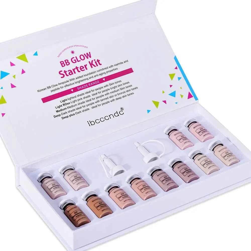 Korea BB Cream Glow Beginner Starter Kit Niacinamide/Peptide Face Skin Care Serum Essence