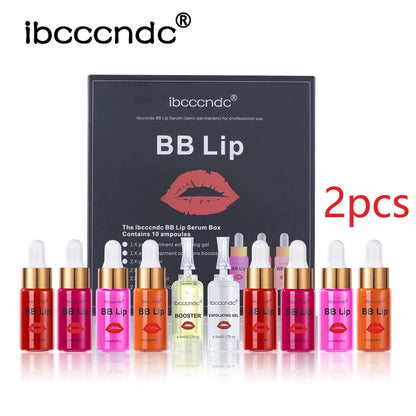 BB Lips Ampoule Serum Starter Set Semi-Permanent BB Lip Gloss Tinted Pigment Lasting Moisturizing For Lip Care Korea Glow - AMULET RING STORE