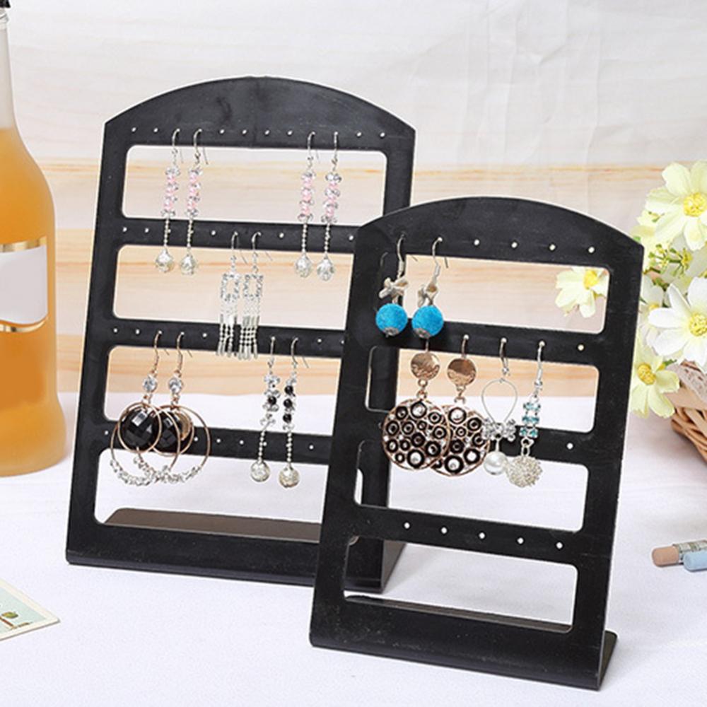 24/48 Holes Earrings Display Stand Holder Jewelry Show Rack Acrylic Organizer - AMULET RING STORE