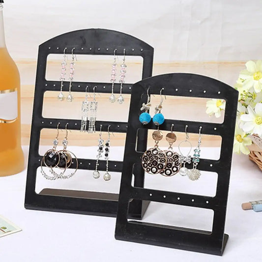 24/48 Holes Earrings Display Stand Holder Jewelry Show Rack Acrylic Organizer - AMULET RING STORE