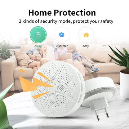 Meian Tuya Zigbee Gateway Multi-Mode Zigbee 3.0 Hub Wifi Bluetooth Gateway Linkage with Water Leak Sensor Door Sensor Smart Home - AMULET RING STORE