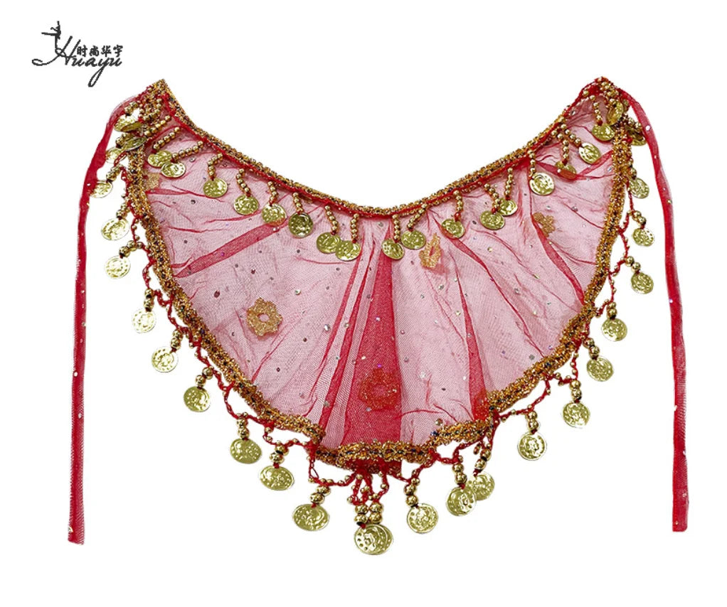 1pcs/lot woman fashion belly dance face veil lady dancing face accessories - AMULET RING STORE