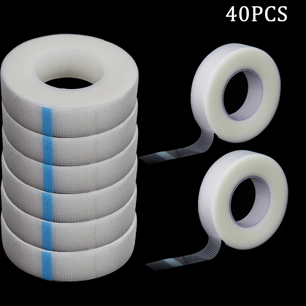 20/40PCS Wholesaler Eyelash Tape Lashes Extension PE Adhesive Breathable Tapes Lifting Lash Grafting Accessories Makeup Tools - AMULET RING STORE