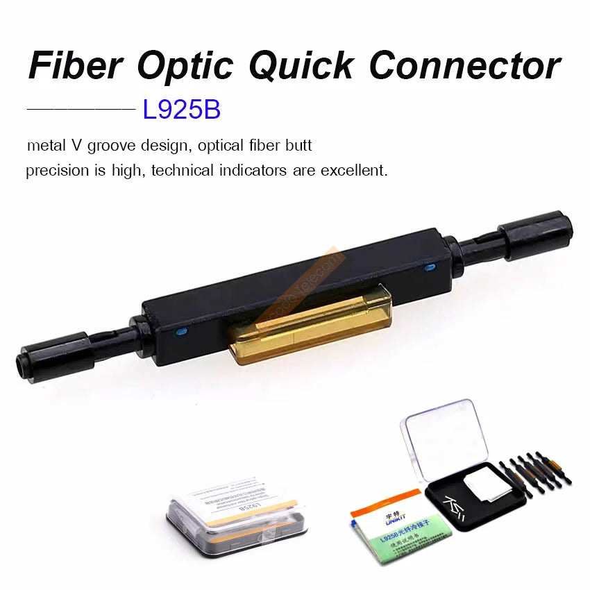 Brand New L925B Fiber Optic Quick Connector Optical Fiber Mechanical Splice for Drop Cable cold connector - AMULET RING STORE