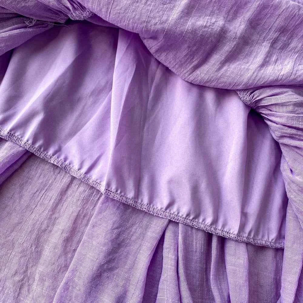 White High Waist A-Line Midi Skirt Women's Summer Casual Flared Cake Skirt Korean Sle Baking Poer Skirt for Young Women