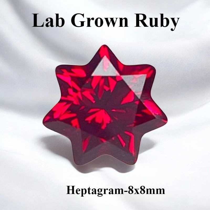 Lab Grown Ruby Pigeon Blood Red Color For Jewelry Diy Making Main Materials Selectable Certificate