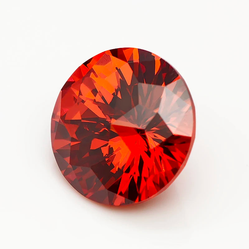 New 5A Quality Round Colored Empire Cut Cubic Zirconia Stones Loose Gemstone for Jewelry Making